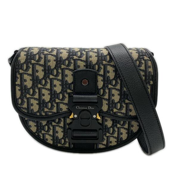 Dior Handbags - CHRISTIAN DIOR Gray Canvas Shoulder Bag